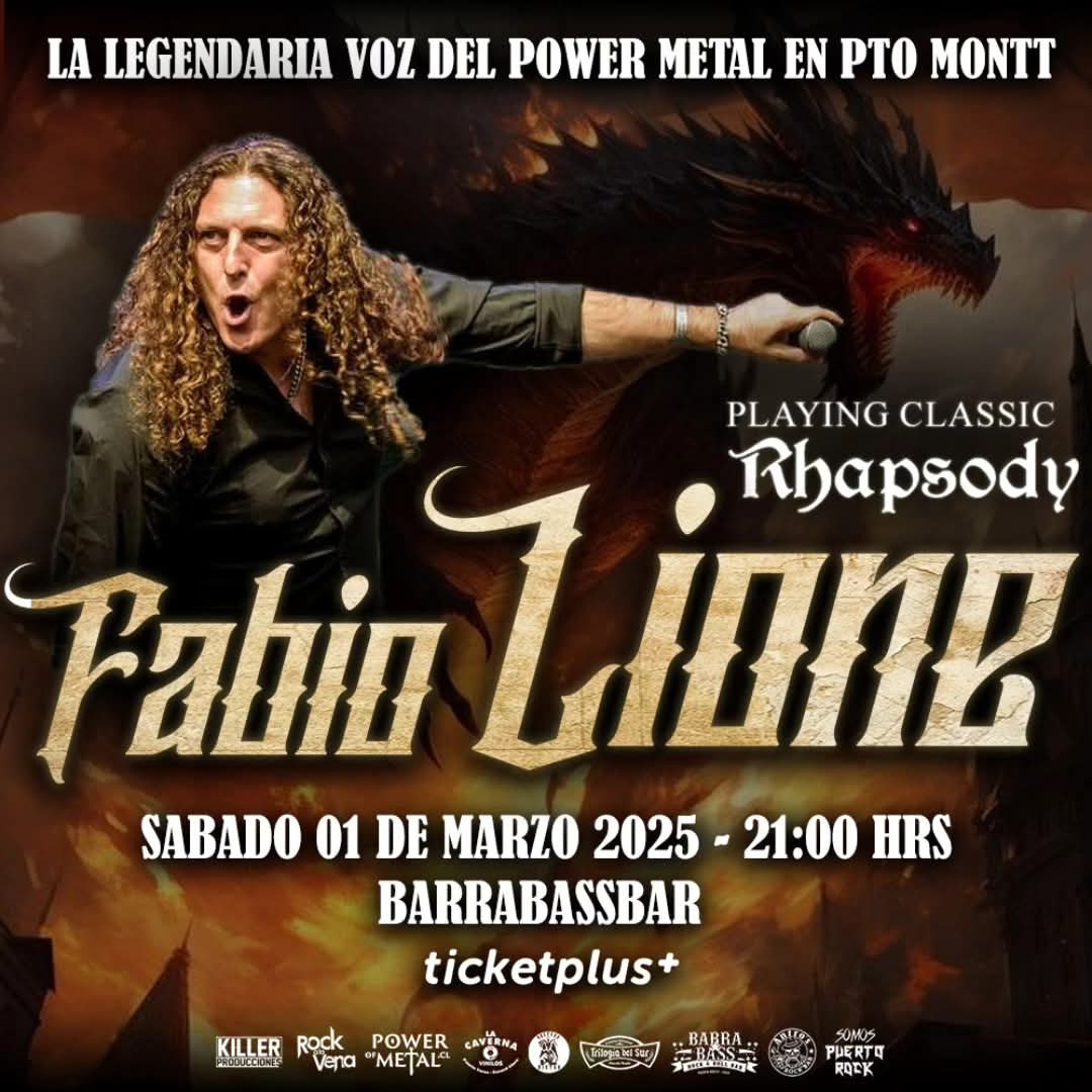 Fabio Lione regresa a Chile con fechas en distintas ciudades